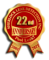 Pool Leak Detection Anniversary Badge Image
